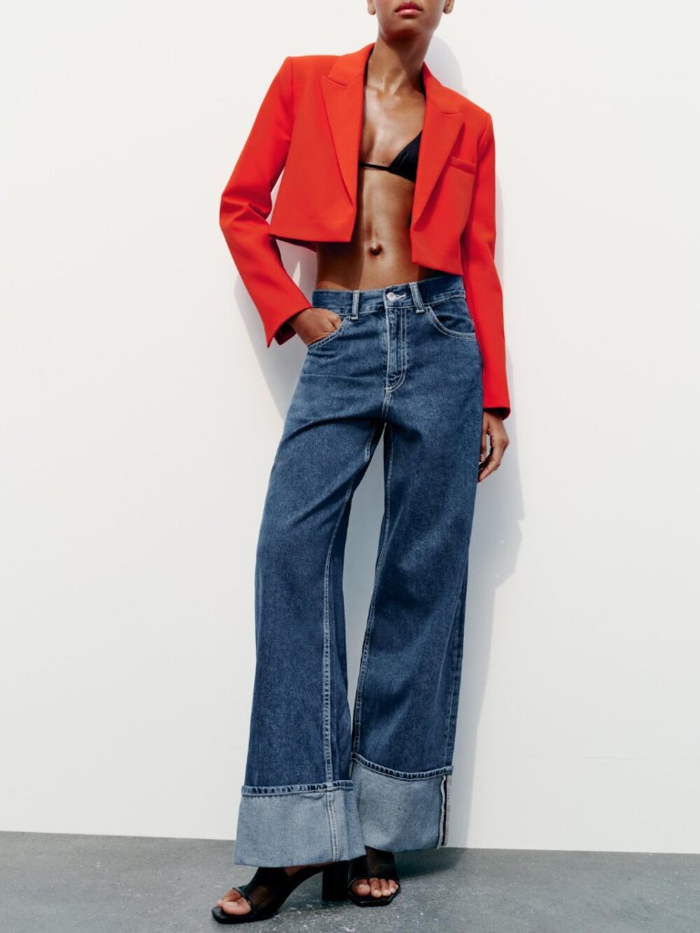 NEW Zara Cropped Blazer Size XS